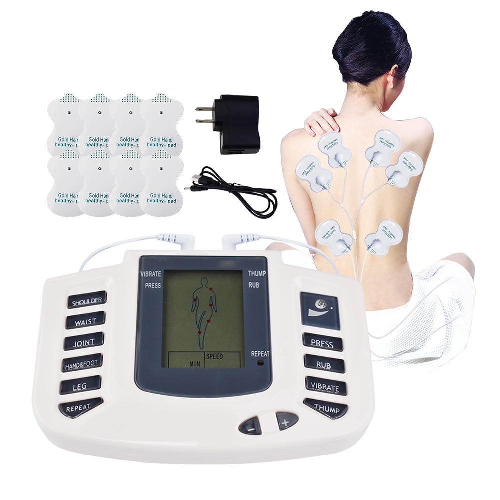 16 Pads Electrical Muscle Stimulator Pulsed Therapy Massager