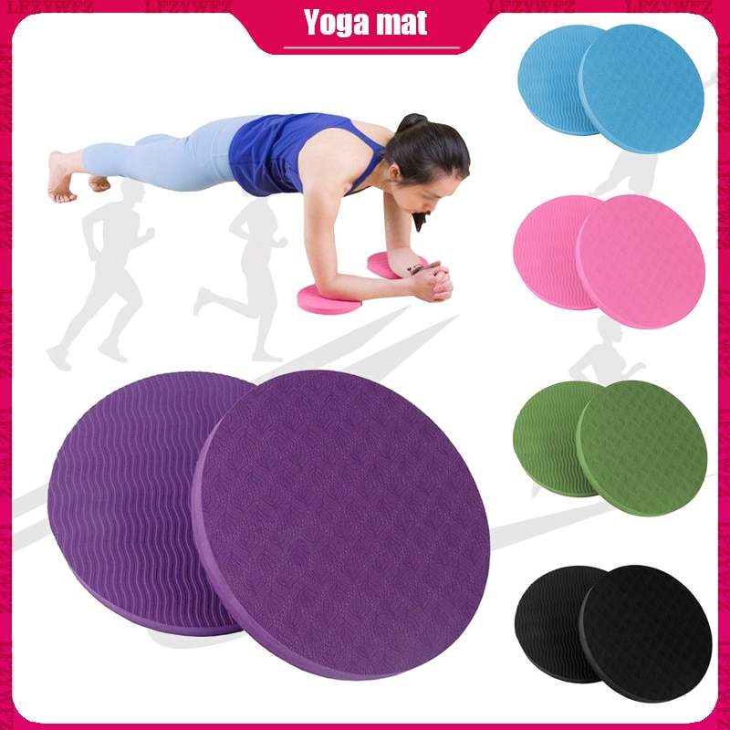 2PCS/Set Yoga  Portable Small Round Knee Pad