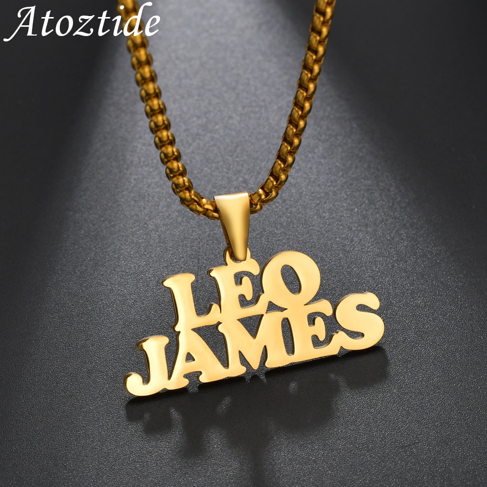 Women Men Personalized Jewelry (Put Your Name)