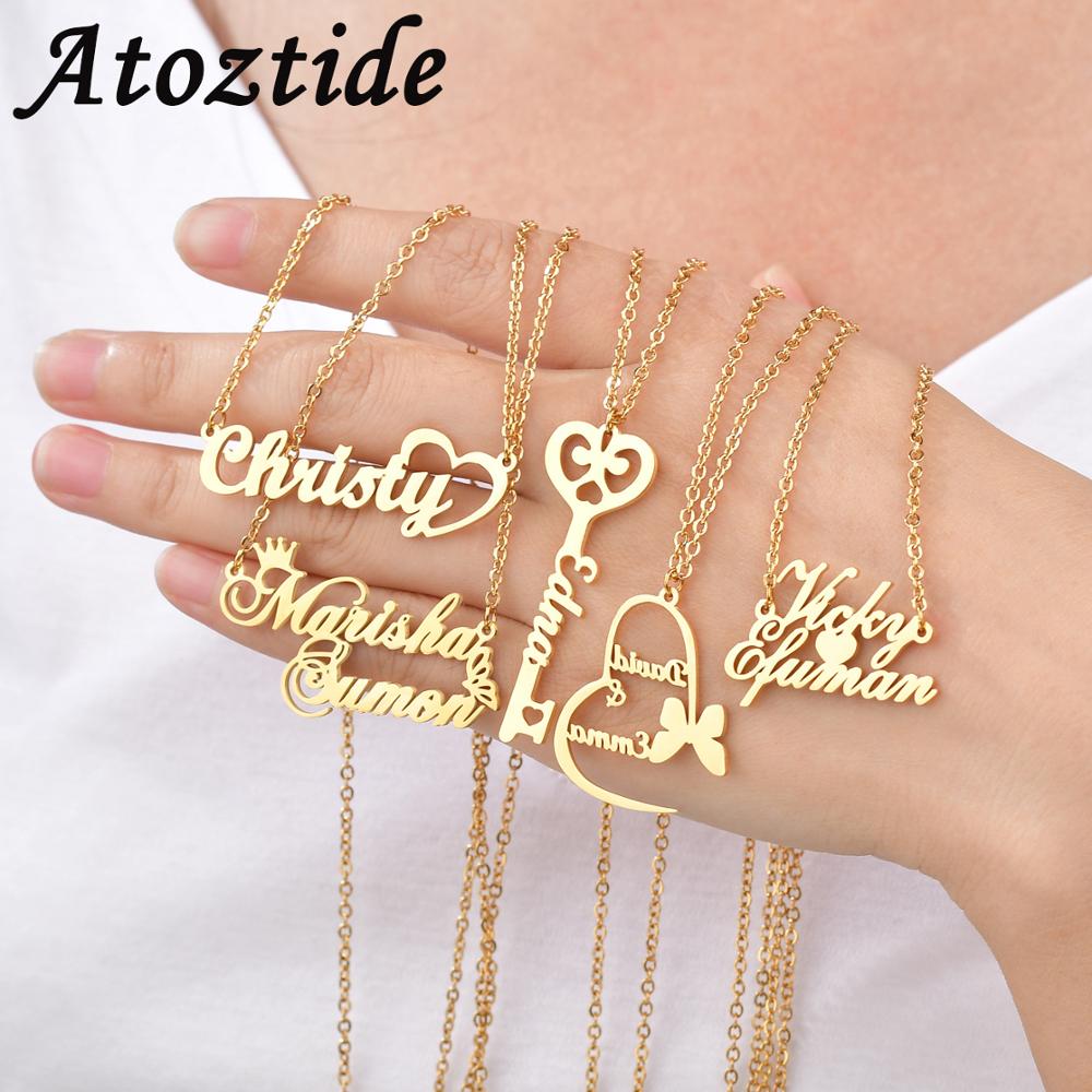 Customized letter Necklaces (Put your Name)