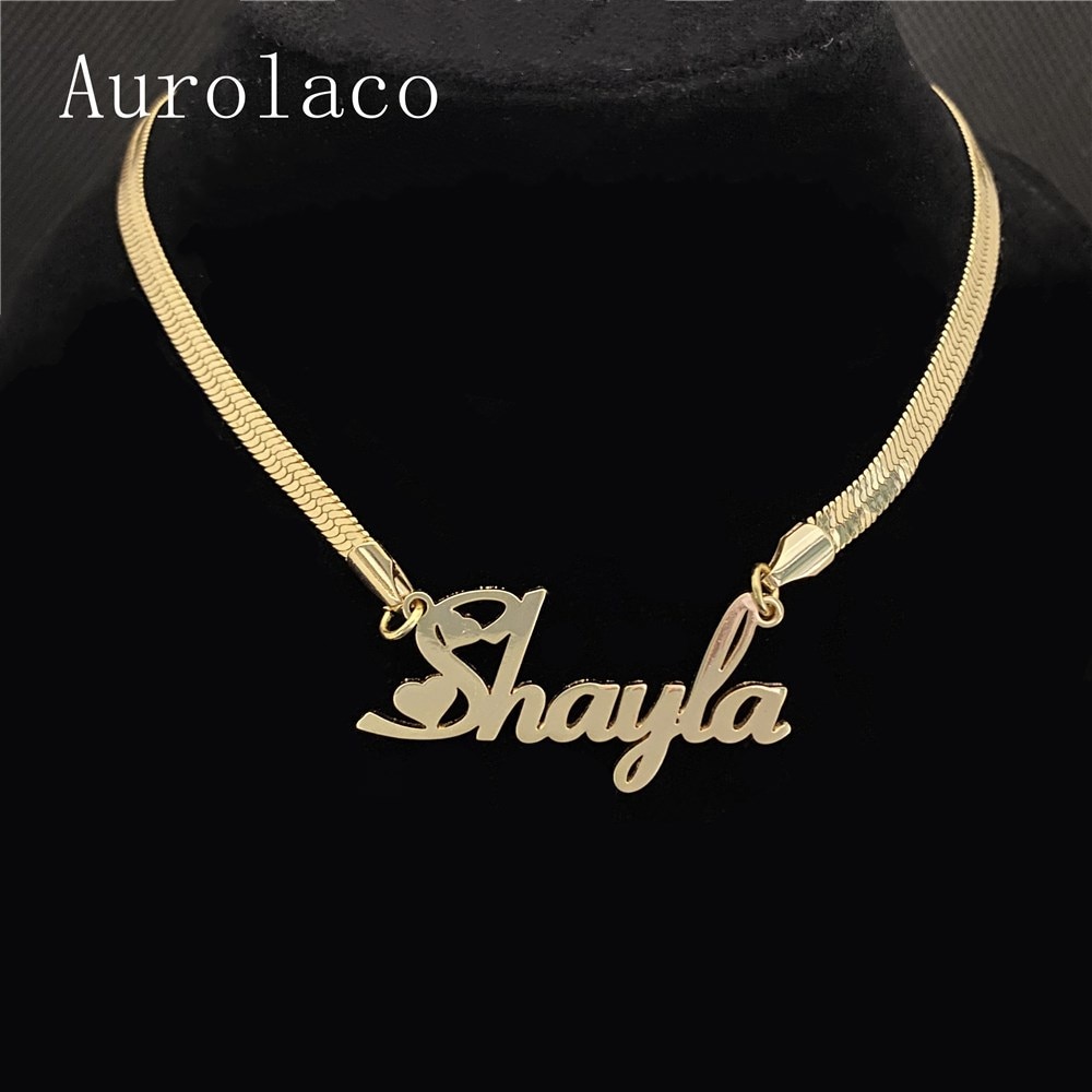 Personalized  Necklace Choker Necklace for Women