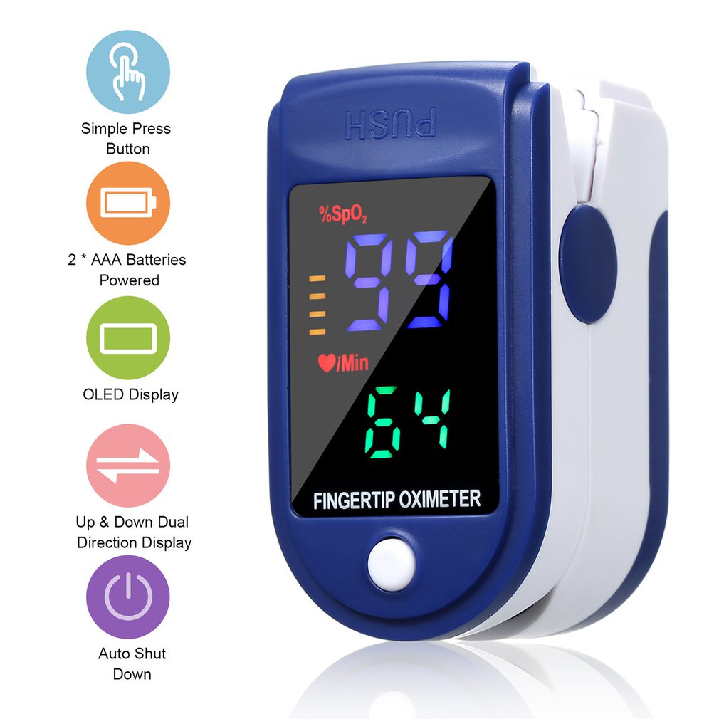 Digital Finger Pulse Oximeter Heart Rate Monitor