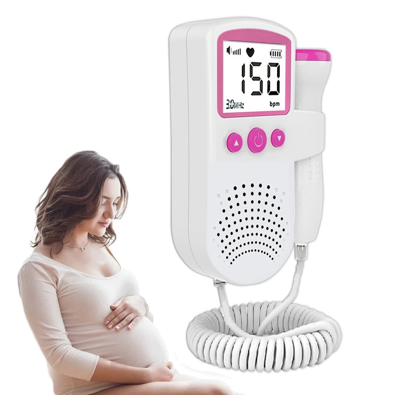 Household Doppler Pregnancy Portable Ultrasound Baby Heart Rate Monitor