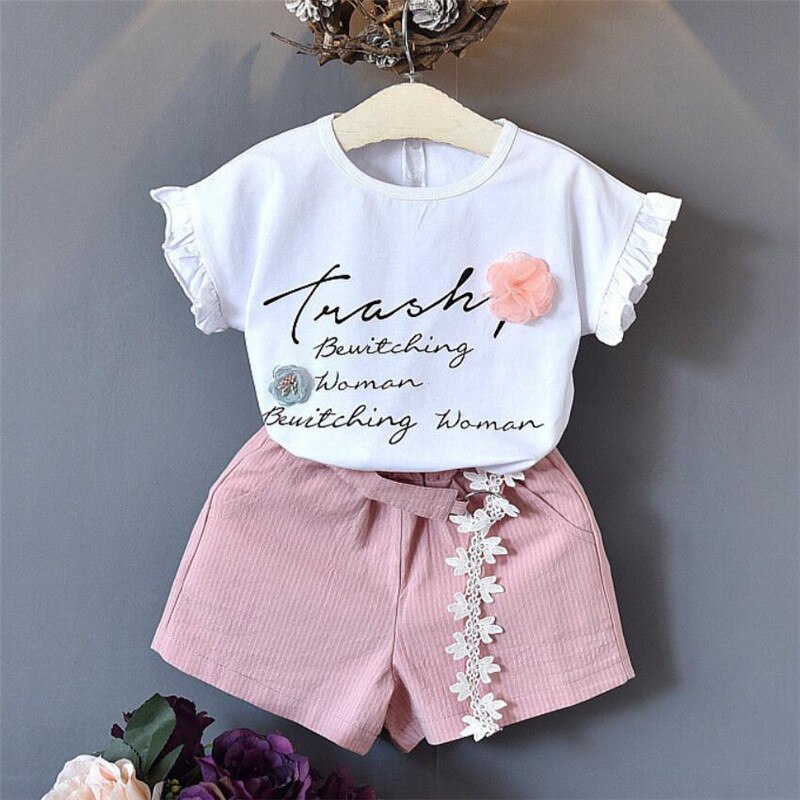 Girls 2PCS Clothes Baby Outfits