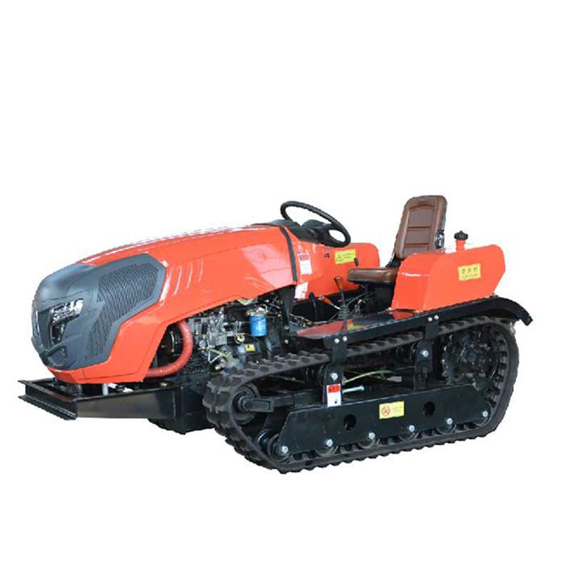 1.3T Agricultural land machinery 50-horsepower large crawler Tractor rotary tiller, micro-tiller, multi-function Riding Tractor