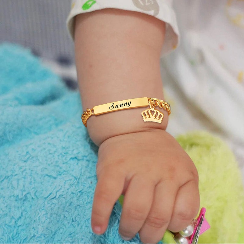 Personalized Baby ID Bracelet