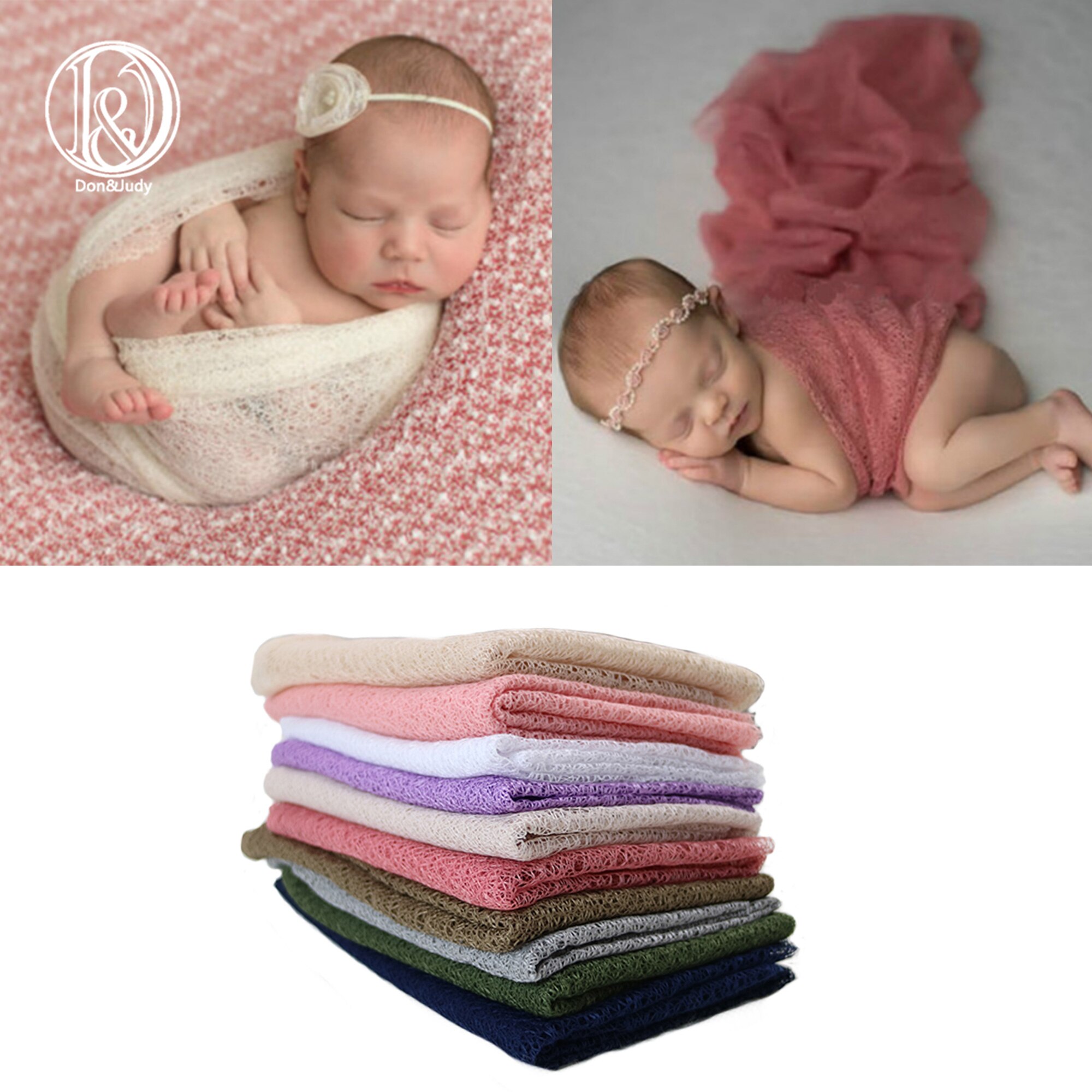 Don&Judy Baby Wrap Newborn Photography Props Blankets