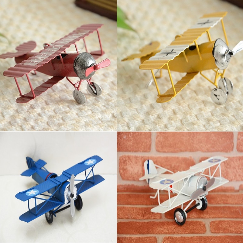 Newborn Photography Props Retro Airplane Models Creative Props Full-moon Baby Shooting Accessories Mini Props Iron Crafts
