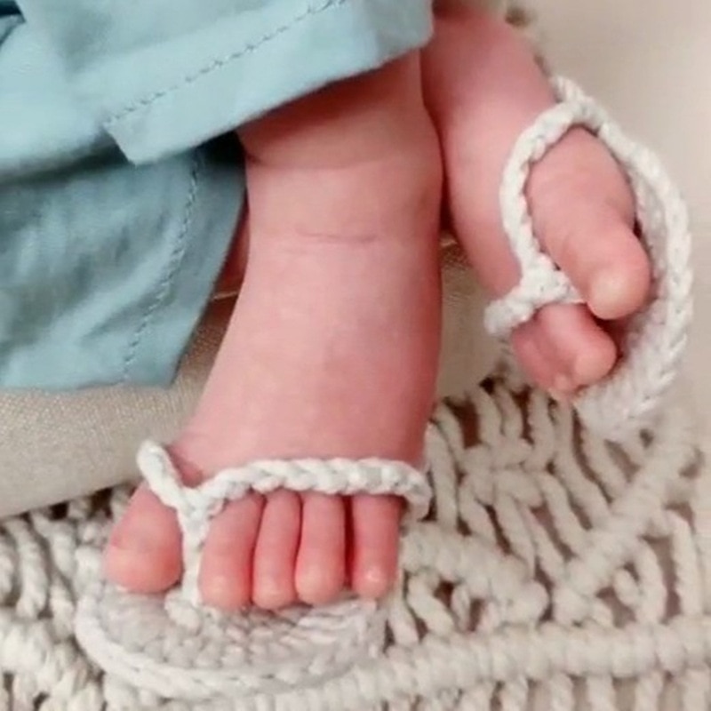 Newborn Photography Props Handmade Slippers
