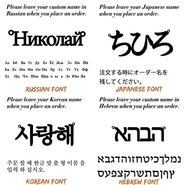 Other fonts