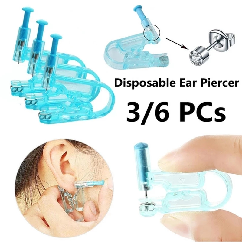 1/2/3Pcs/set Disposable Ear Piercer Gun
