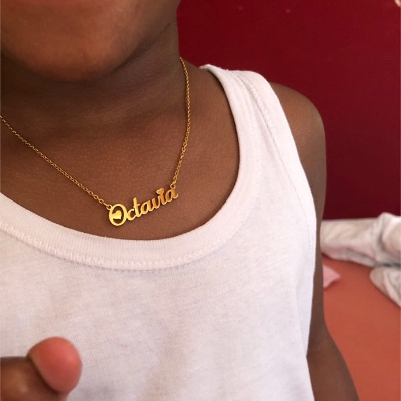 Customized Kids Nameplate Necklace
