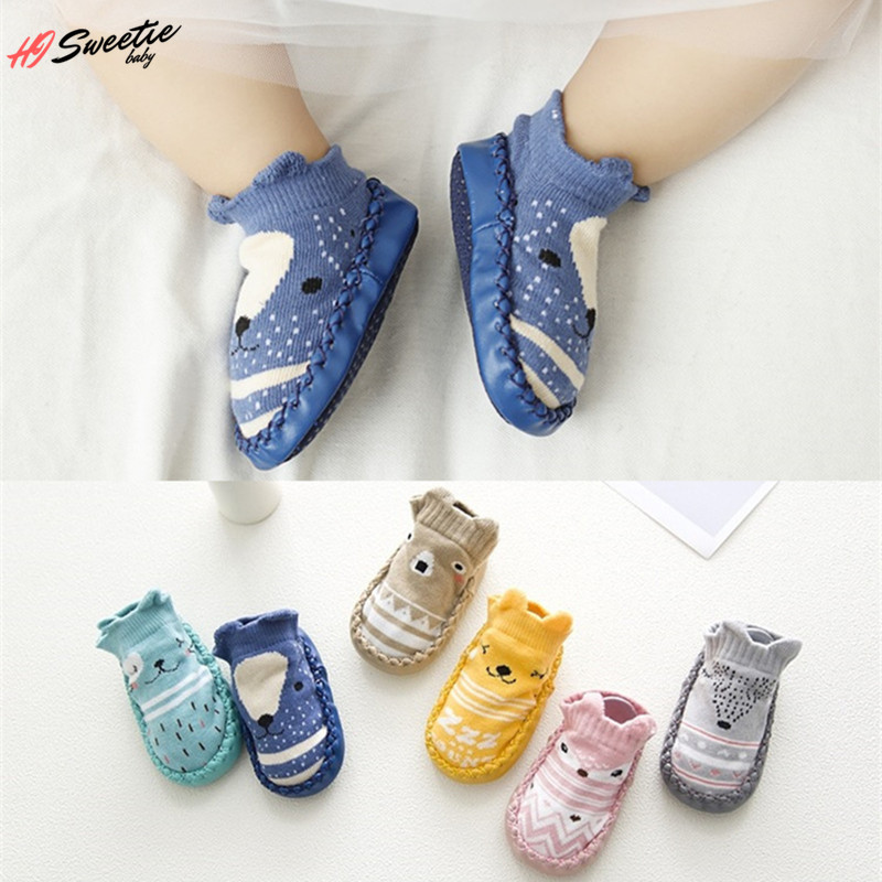 Fashion Baby Socks with Rubber Soles