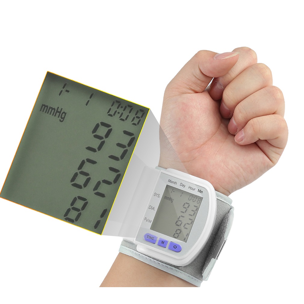 Digital Wrist bp Blood Pressure Monitor meter