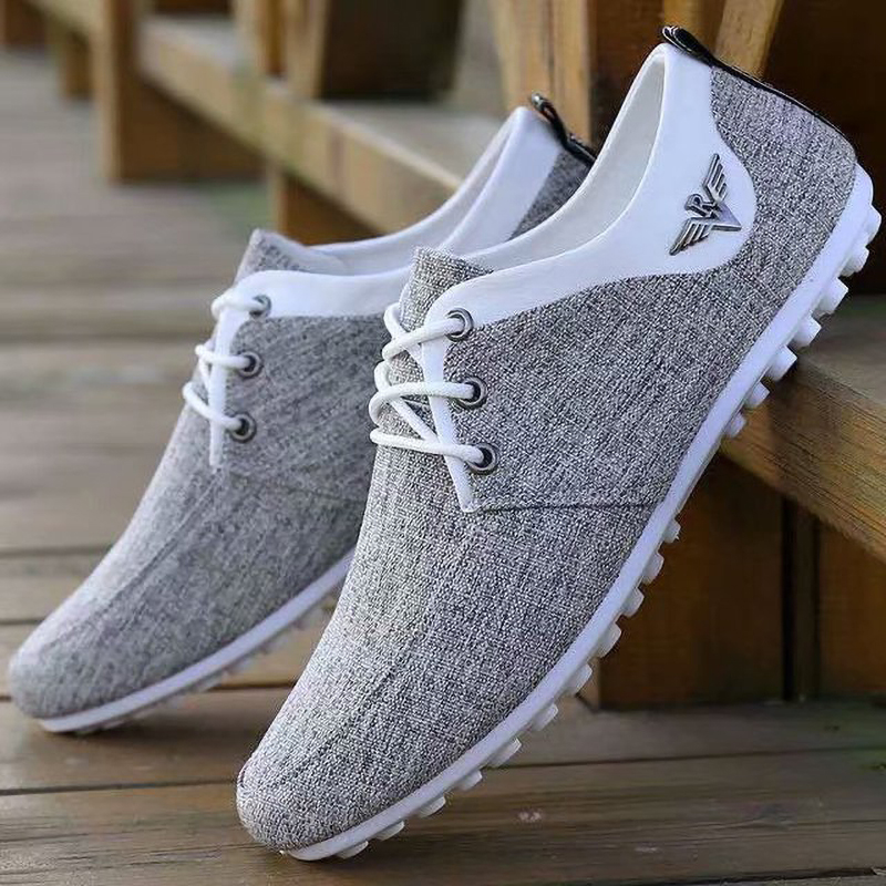 Men Loafers Shoes 2022 Canvas Casual Shoes For Men Outdoor Walking Footwear Breathable Linen Surface Flats Shoes Men Loafers