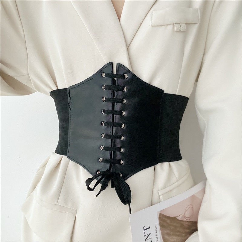Women PU Leather Waist Slimming Body Belts