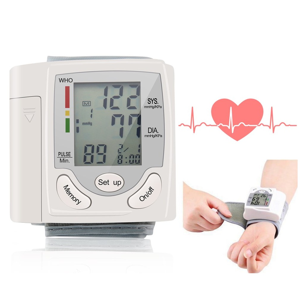 Digital LCD Display Blood Pressure Monitor