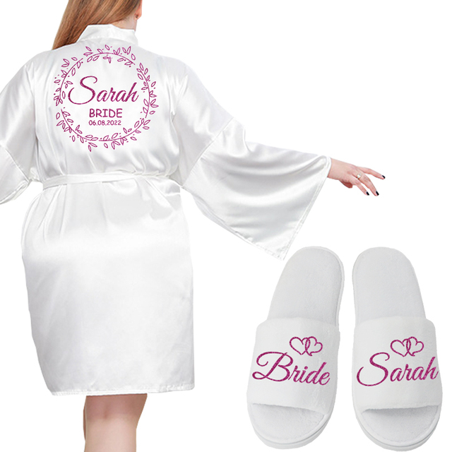 white robe shoe