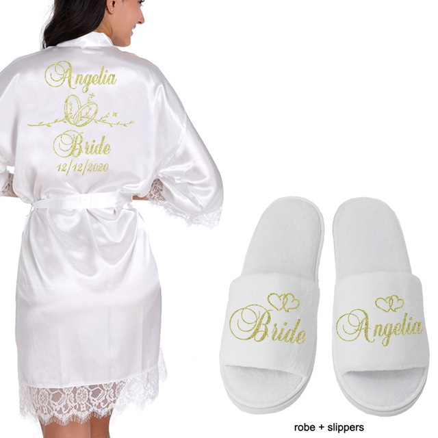 white robe shoe