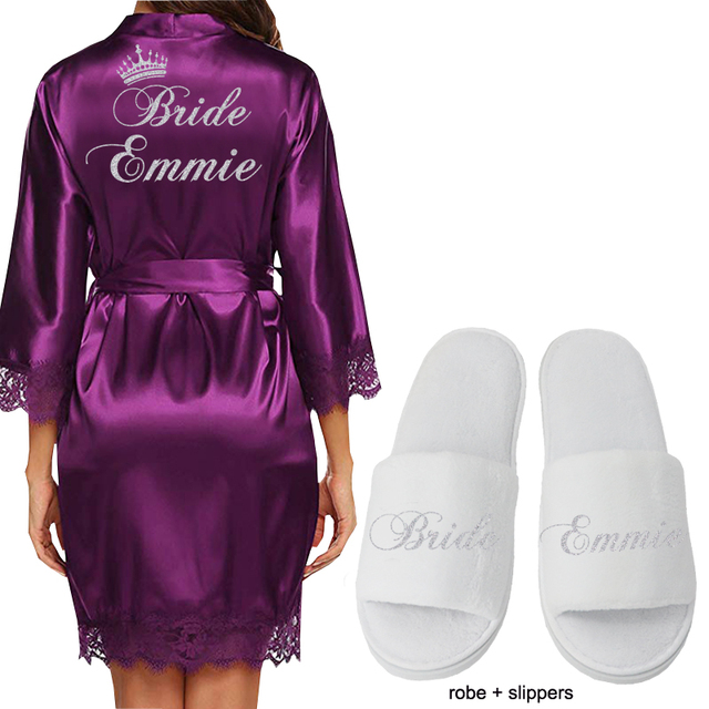 purple robe shoe