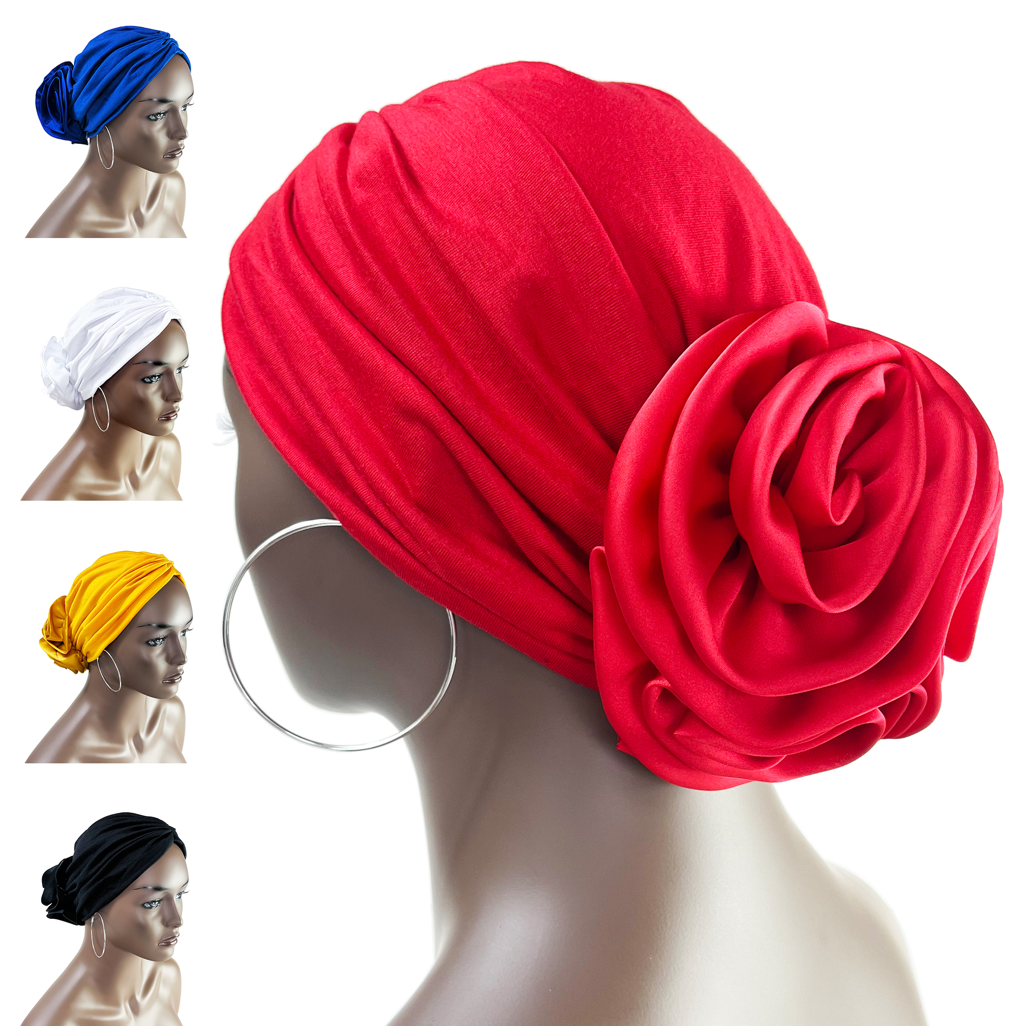Stretch Bandana Head Wrap,Turban Headwear Cap