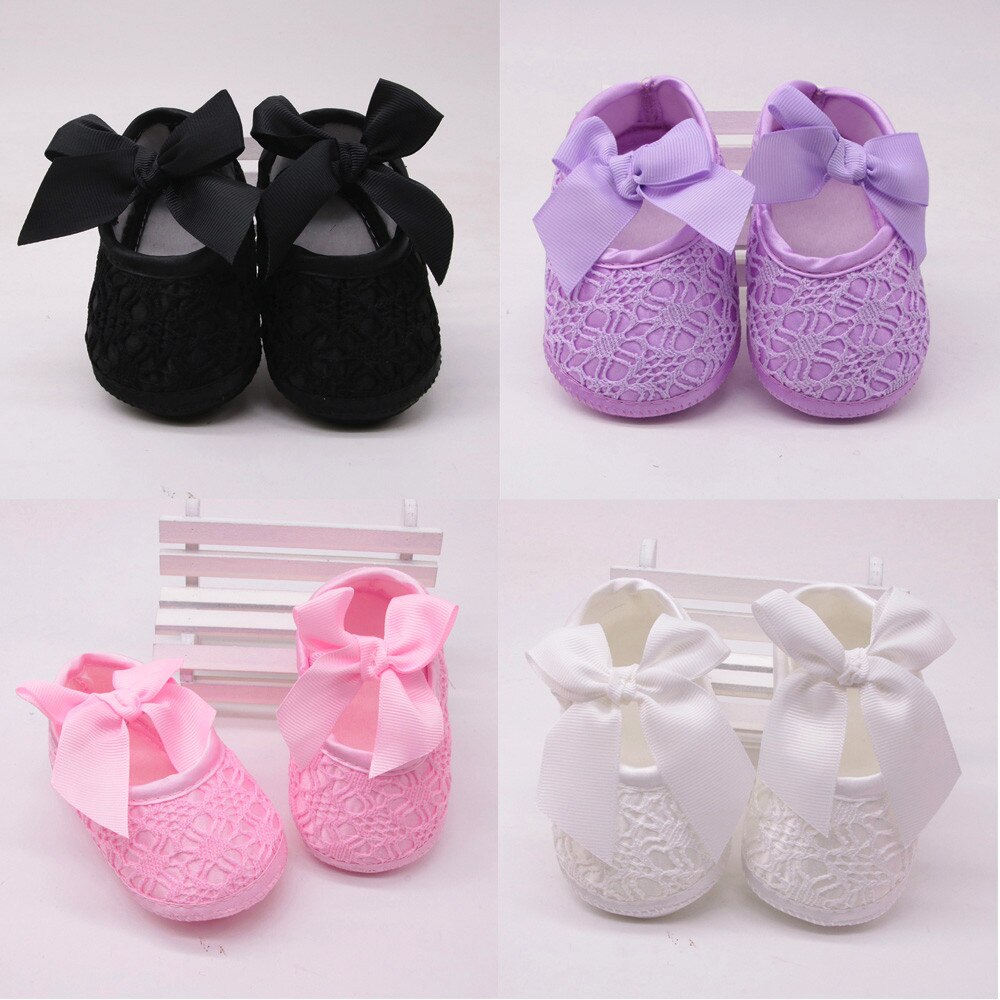 Newborn Baby Girls Soft Shoes