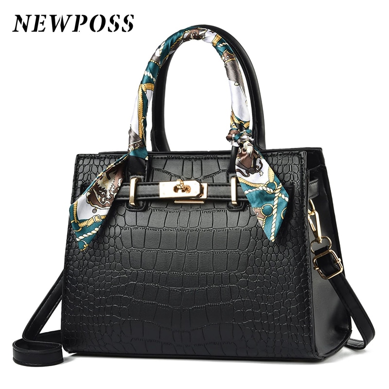 Newposs Leather Women Bags