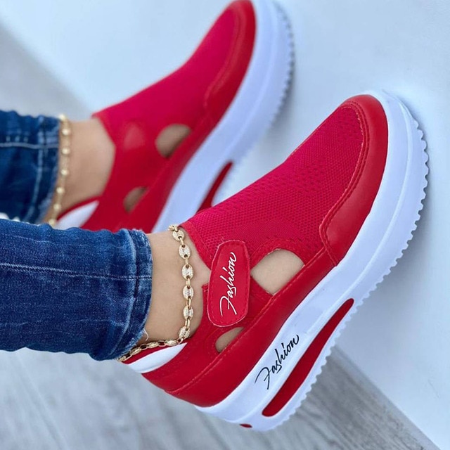 red Sneakers