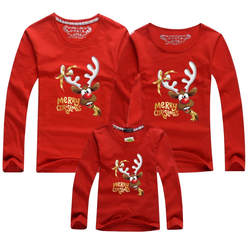 Christmas Family Matching Outfits Long sleeve