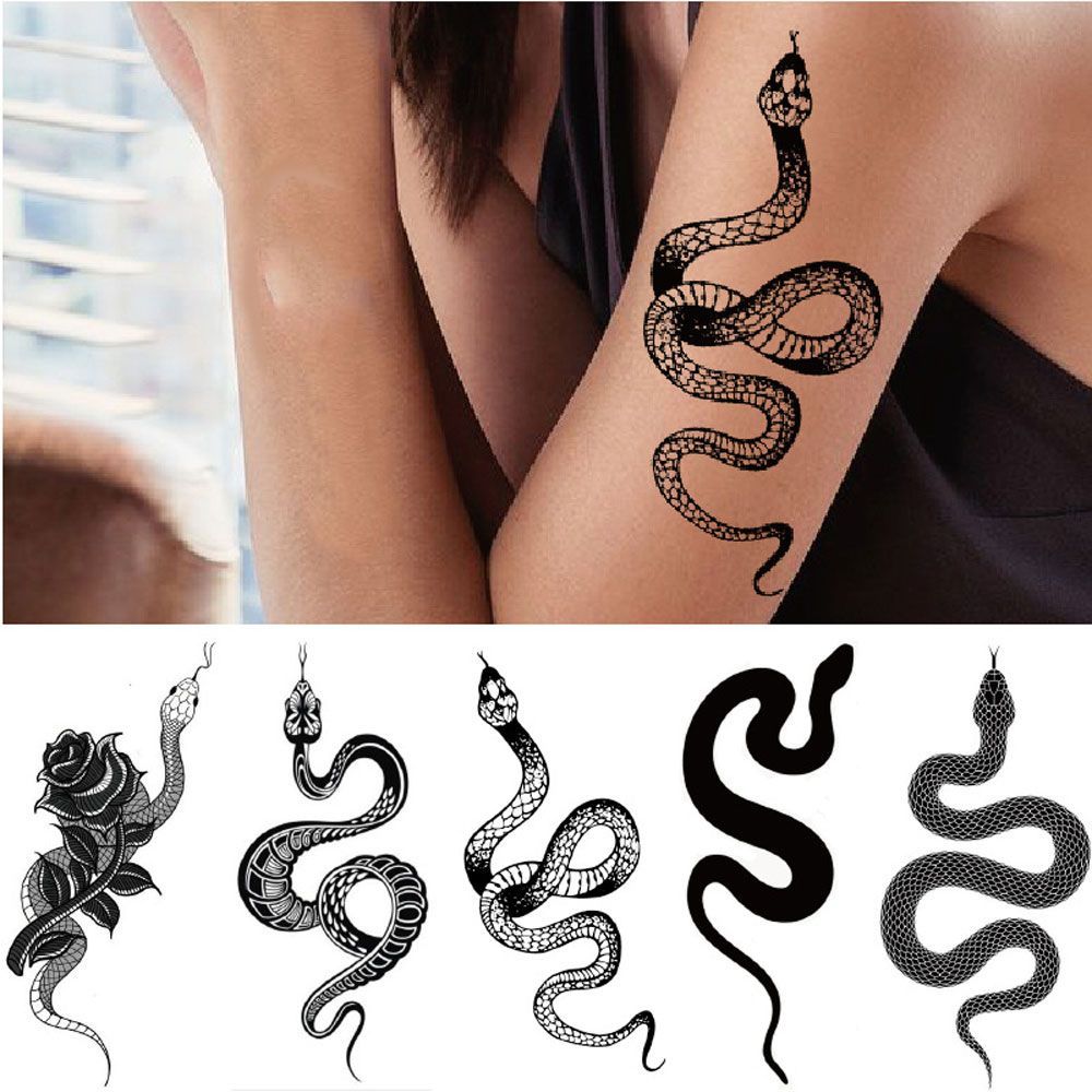 Snake Temporary Tattoo Stickers