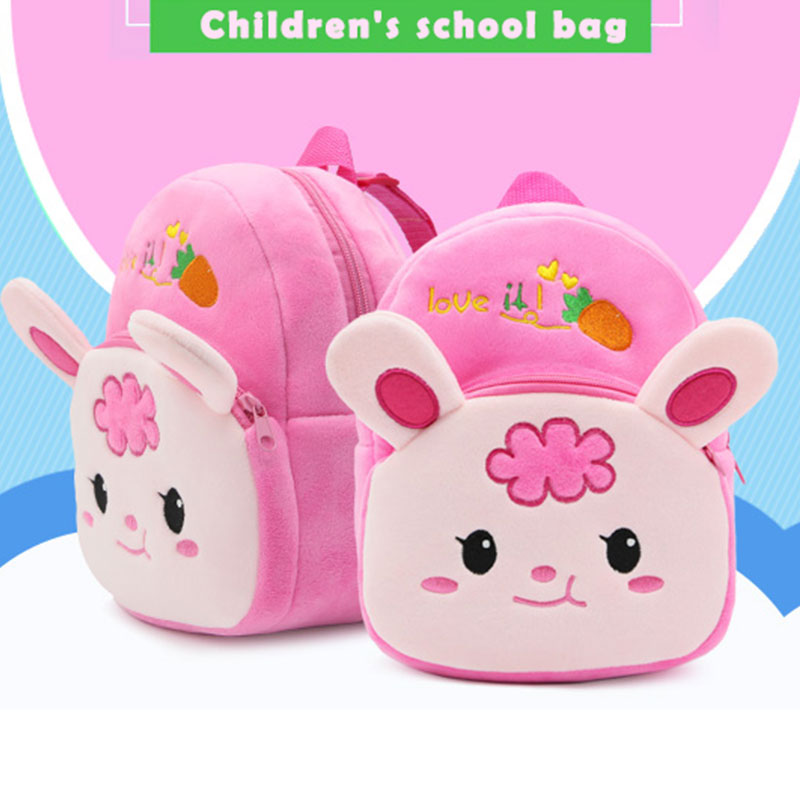 Mini Cartoon Kids Plush Backpacks