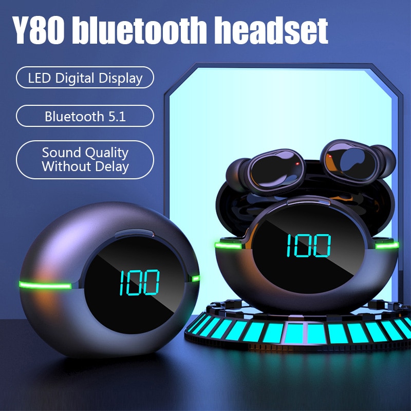 Y80 TWS Wireless Headphones