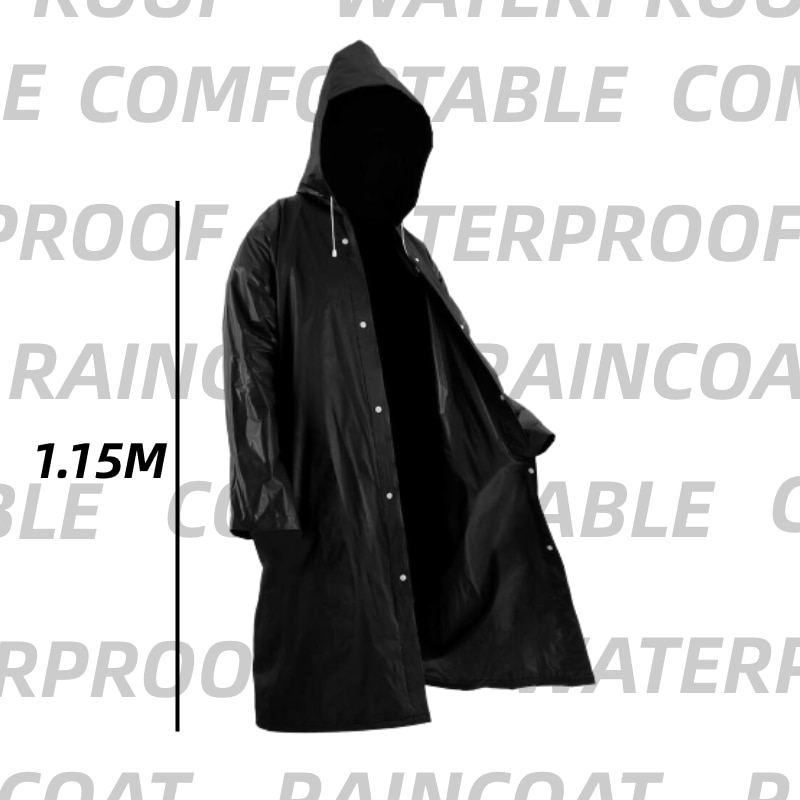 1PCS High Quality EVA Unisex Raincoat