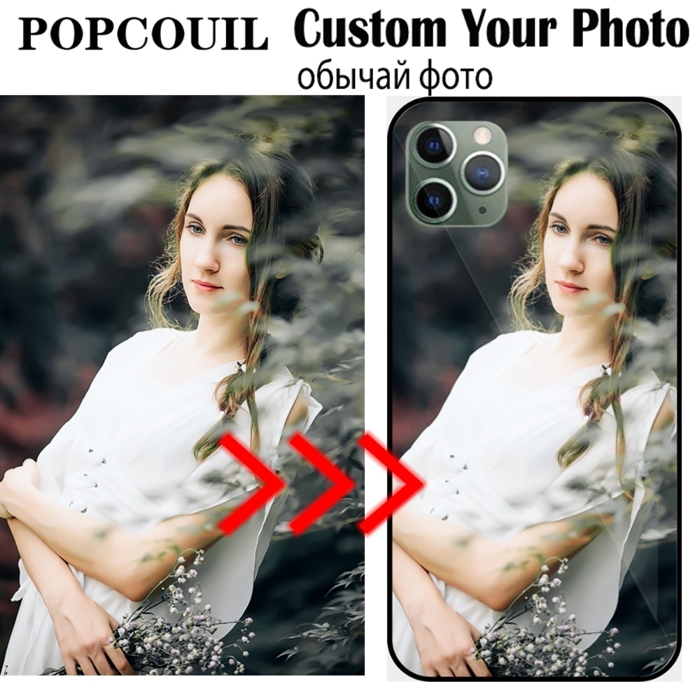 Customized Picture Glass Phone Case for IPhones