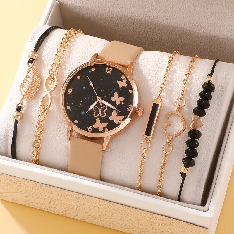 Women Casual Leather Belt Watches