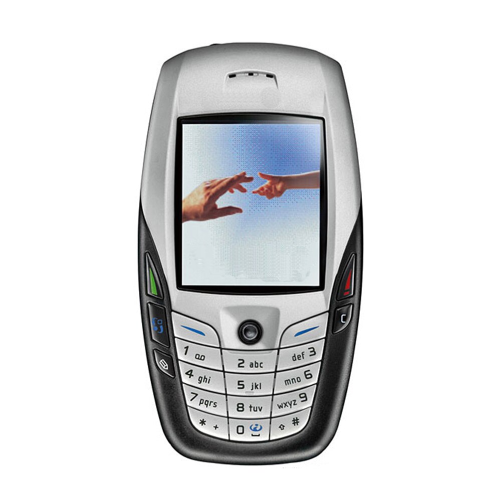 Original 6600 Single SIM 2G Refurbished Cellphone & Russian Arabic Hebrew English Keyboard Unlocked Free shipping