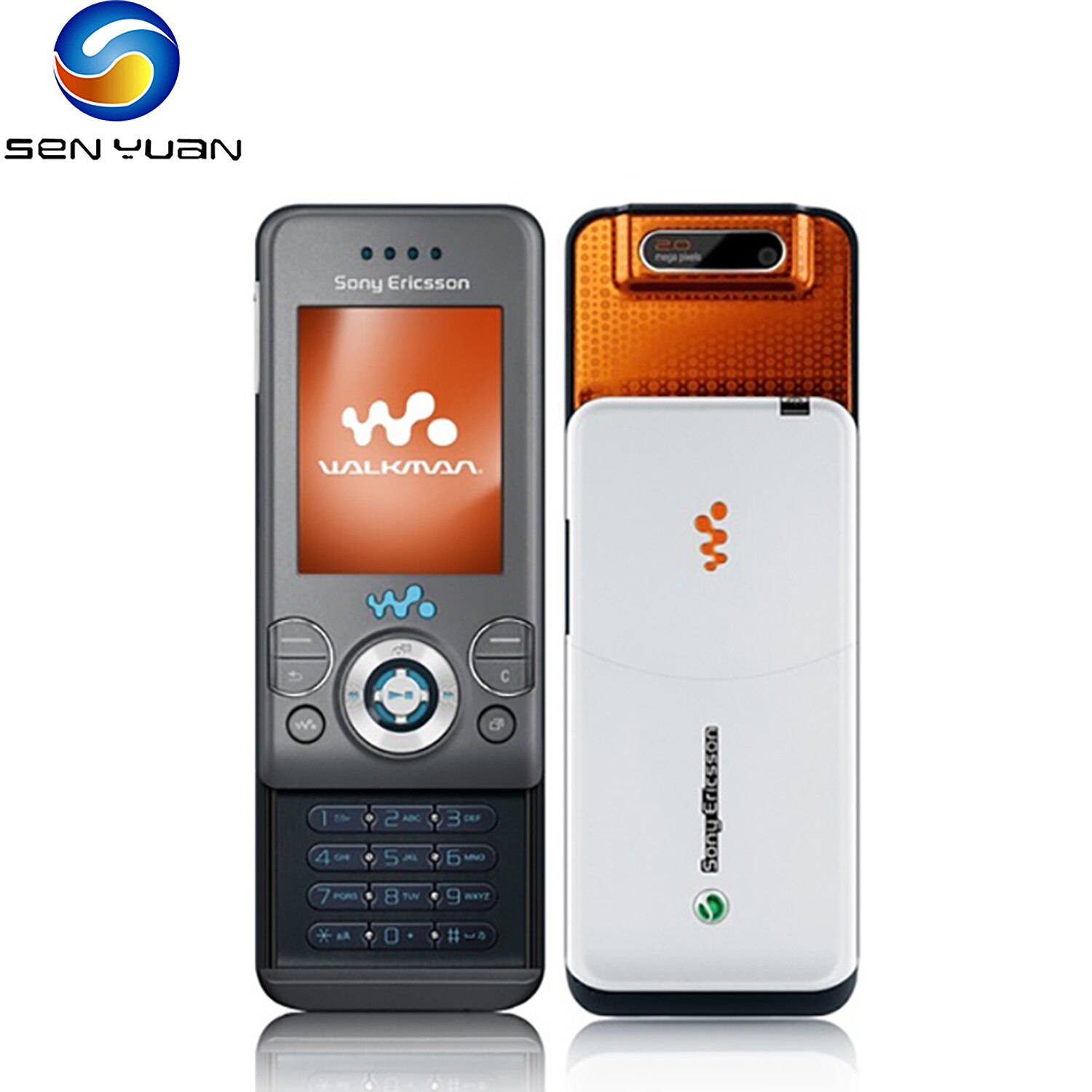 Original Sony Ericsson W580 2G CellPhone W580i 2.0” Display W580C 2MP FM Radio BlueTooth Video Mobile Phone