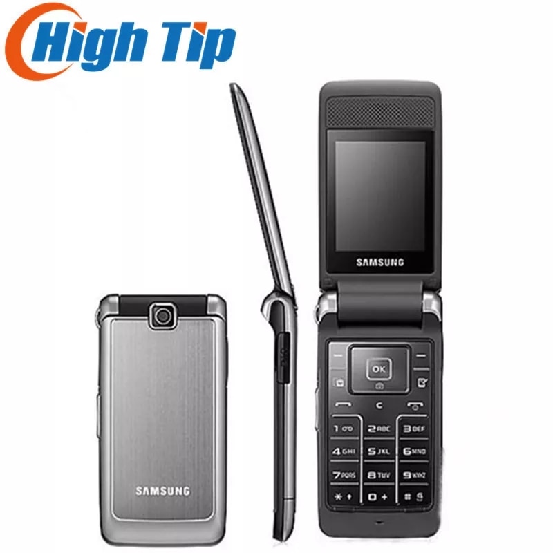 Original Unlocked Samsung S3600 1.3MP Camera GSM 2G English Arabic Russian Keyboard Flip Used Cell Mobile Phone