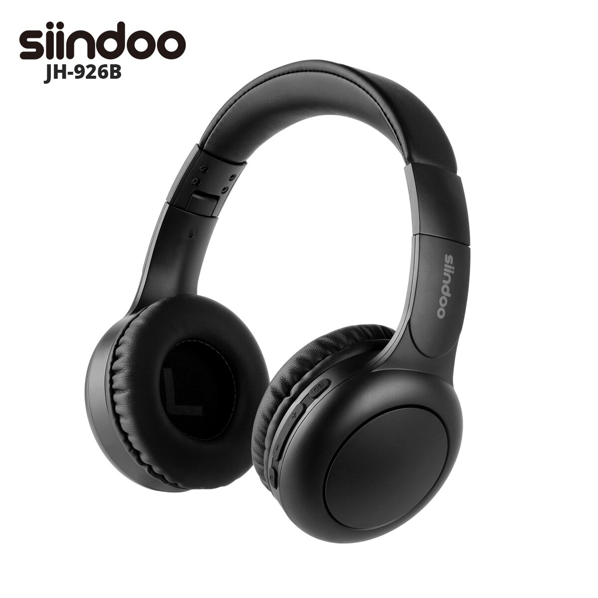 Siindoo JH-926B Wireless Bluetooth Headphones Over Ear Foldable Lightweight Headset with Mic 3 EQ Modes for Kids Teenager