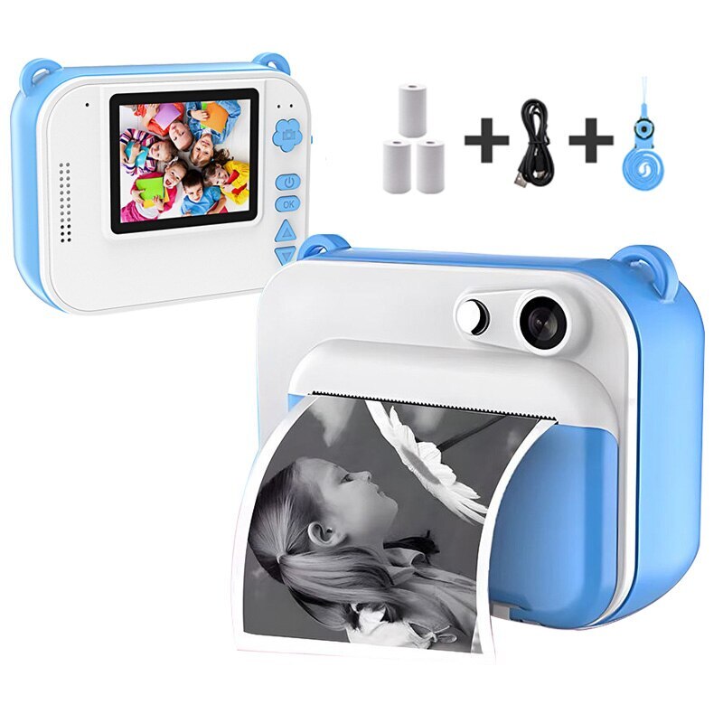 Timely Film Thermal Printing Children’s Camera Digital Camera Photography Video 1080p Children’s Gift Cultivate Be Fond
