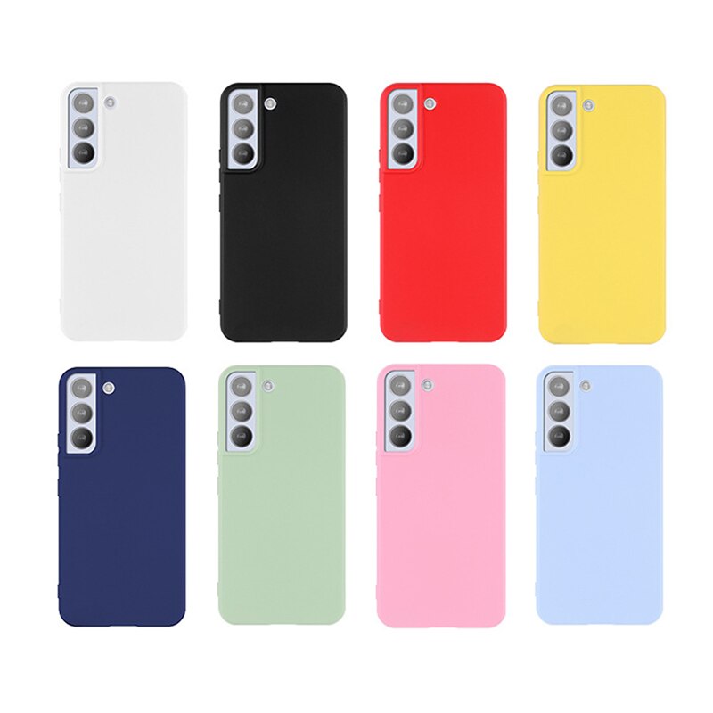 Ultra Thin Candy Matte Case for Samsung Galaxy S21 S22 S23 Plus S23 Ultra 5G S20 S21 FE 5G Silione Shockproof Cover Case Couqe