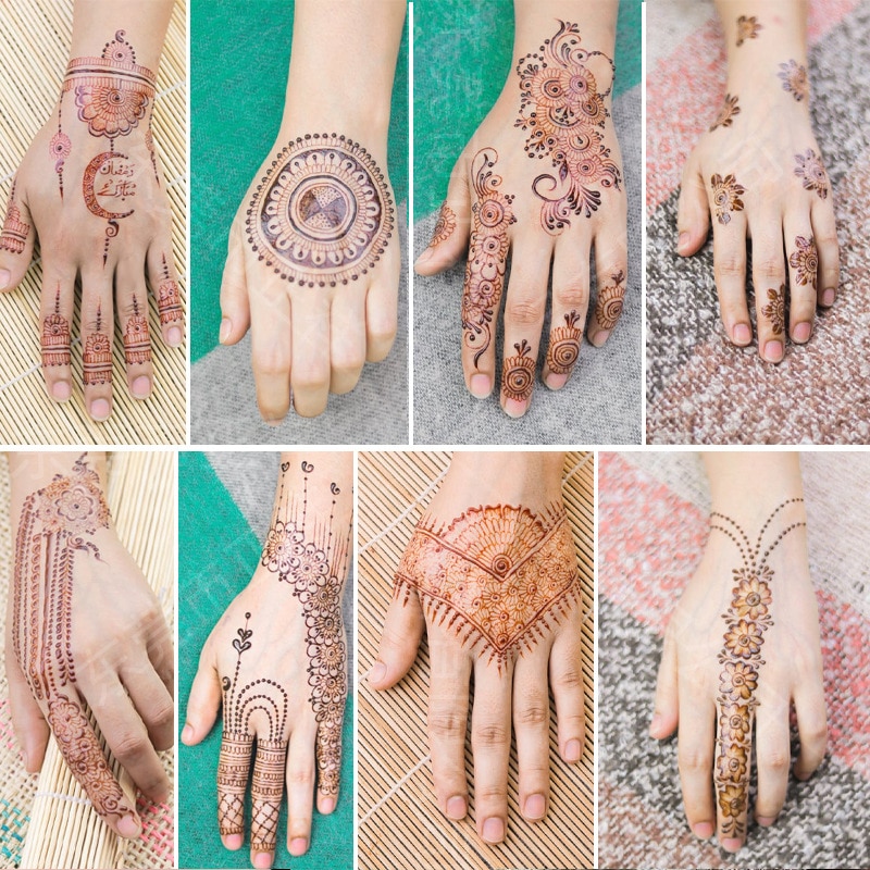 Henna Waterproof Temporary Tattoo