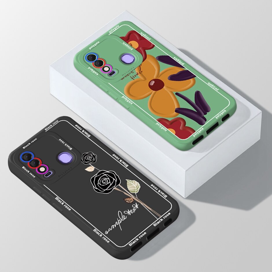 Funda for Tecno Spark 8 8T Case Silicone Soft Phone Case for TECNO Spark8 KG6 Spark8t KG6p Back Cover Shockproof Bumper Coque